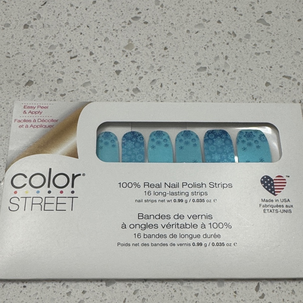 Color Street Blue Starry Nail Strips